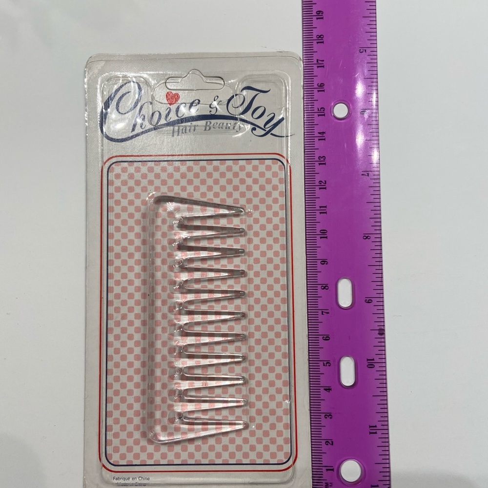 Clear acrylic comb 3 styles available